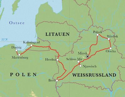 Rundreise Weissrussland Kaliningrad Polen 12 Tage Djoser Reisendjoser Weltweite Gruppenreisen