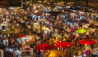 Chiang Mai Market, Nightmarket, Thailand
