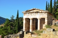 Orakel von Delphi Griechenland Delphi Tempel