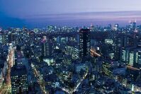 Tokio Skyline, Tokio bei Nacht, Rundreise Japan