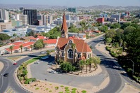 Kirche, Namibia mit Kindern