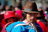 Ecuador, Otavalo, Indigomarkt