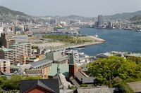 Nagasaki, Skyline, Japan, Meer, rundreise japan 3 wochen