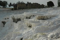 Pamukkale, Türkei, Kalksinterterrassen