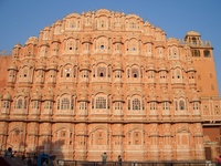 Palast der Winde, Gebäude, Jaipur, rundreise indien nepal