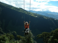 Baños, Ecuador mit Kindern