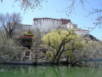 Potala-Palast, See, Palast, Rundreise Tibet, China Tibet Rundreise