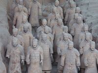 Statuen, Terrakottastatuen, Terrakotta-Armee, China Reise