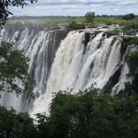 Wasserfall in Zimbabwe