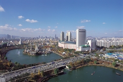 Seoul, Südkorea, See, Skyline, südkorea reisen