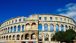 Amphitheater, Pula, Kroatien, Ruine, Rundreise Kroatien