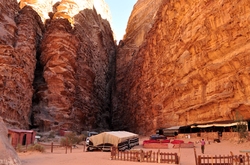 Wüstencamp, Wadi Rum, Jordanien