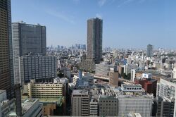 die Skyline von Japan