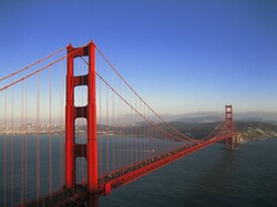 Golden Gate Bridge, San Francisco, Hängebrücke, Urlaub USA 