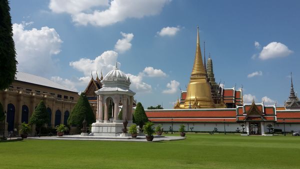 Wat Phra Kaeo, Palast, Garten, Bangkok, Thailand, thailand rundreise