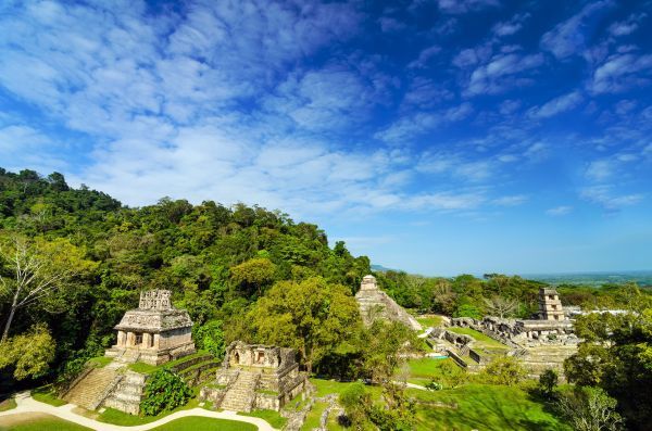 Palenque auf der Rundreise durch Mexiko
