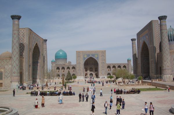 Samarkand in Usbekistan Samarkand, Usbekistan, Seidenstraße, reise seidenstraße