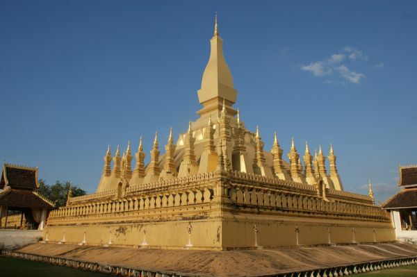 Die Hauptstadt Vientiane Tempel, Vientiane, Laos Reisen