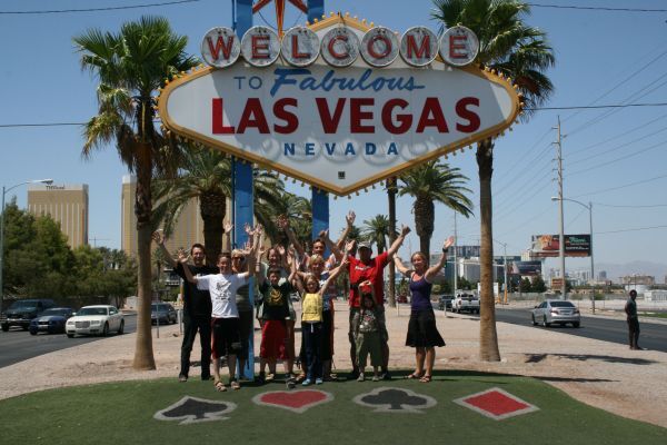 Familie, Las Vega, Glücksstadt, usa rundreise 3 wochen mit kindern