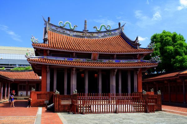 Besuchen Sie bei Ihrem Aufenthalt in Tainan die Tempelanlage von Chihkan und Koxinga. Tainan, Rundreise Taiwan, Tempel, Chihkan
