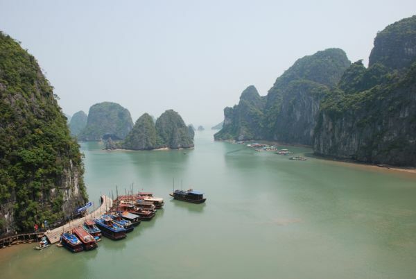 Die Halong Bucht Halong Bucht, Berge, Natur, Reise Vietnam