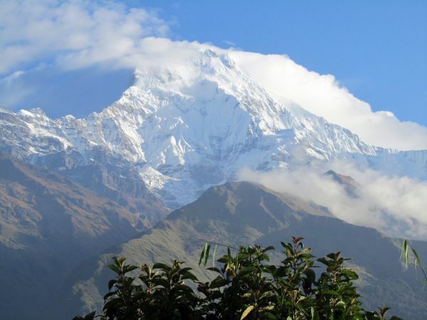 Nepal Pokhara Machapuchare