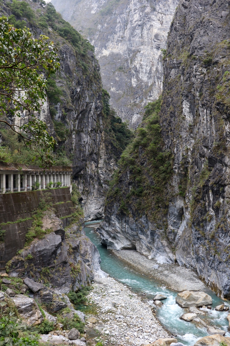 Beeindruckende Schlucht im Taroko Nationalpark Hualien, Taroko, Nationalpark, Schlucht, Wasser, Fluss, Berge