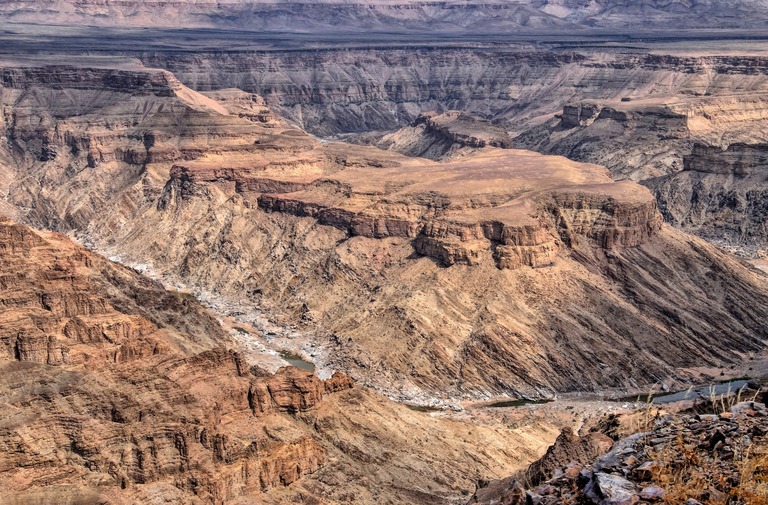 Fish River Canyon in Namibia Der spektaktuläre Fish River Canyon in Namibia.