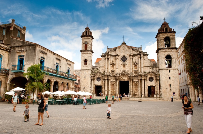 Kuba Havanna Plaza de Catedral Kathedrale San Cristobal, Kuba 14 Tage Rundreise