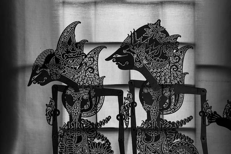 Wayang-Kulit-Schattenspiel