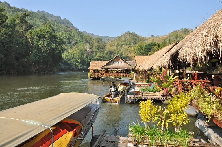Der River Kwai in Thailand River Kwai, Thailand, Gewässer, Rundreise Thailand, Familienreise Thailand