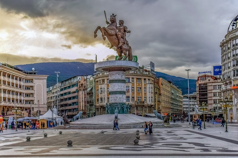 Skopje, MAzedonien, Statue, Mazedonien Reise