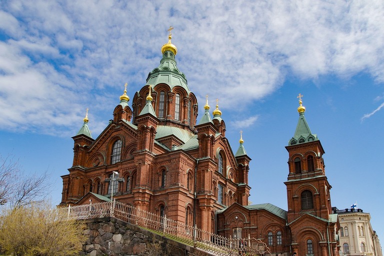 Die Uspenski-Kathedrale in Helsinki Uspenski-Kathedrale, Helsinki, Finnland, Rundreise Baltikum, Rundreise Finnland