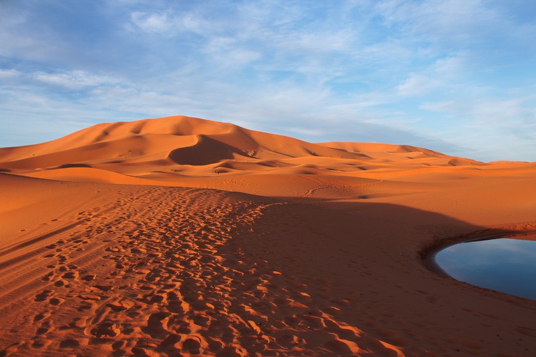 Die Dünen von Erg Chebbi Erg Chebbi, Dünen, Wüste, Sand, Landschaft, Marokko