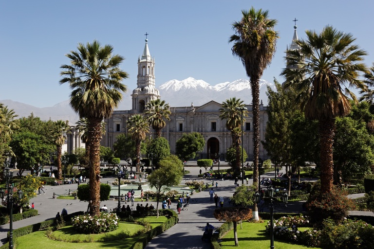 Arequipa mit Blick auf den Misti Arequipa, Misti, Peru Rundreise