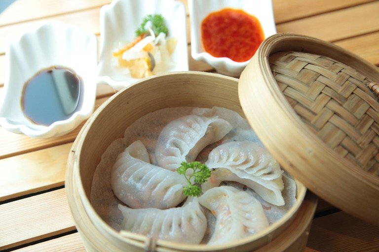 Typisch, chinesische Teigtaschen. 