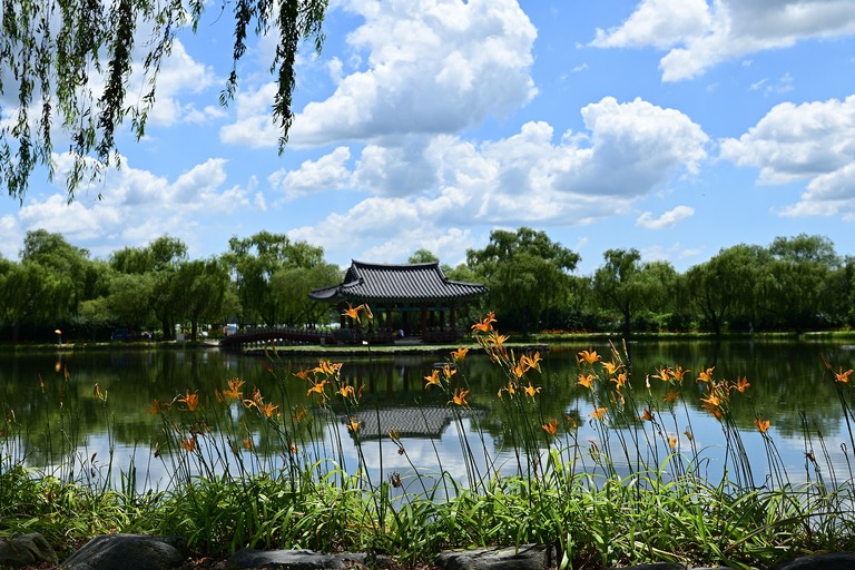 Saedong-Park in Buyeo Buyeo, Park, See, Saedong