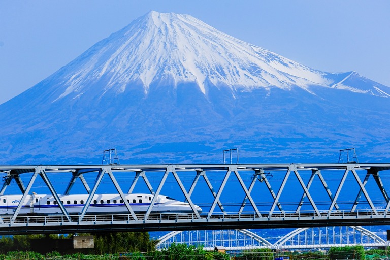 Shinkansen, Hochgeschwindigkeitszug, Japan, Transport, Fuji