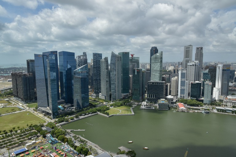 Die Skyline von Singapur Skyline, Singapur, Modern, Rundreise Thailand, Rundreise Malaysia, Rundreise Singapur, Rundreise Malaysia und Singapur 3 Wochen