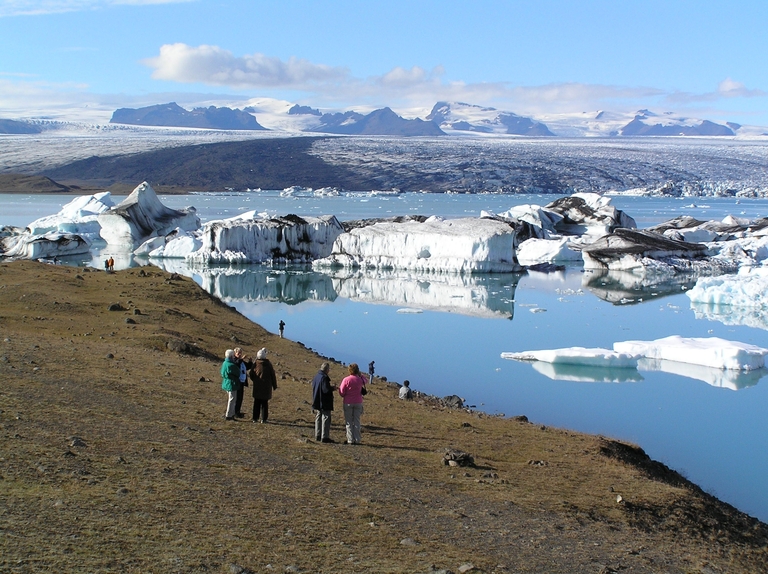 Die Gletscherlagune Jökulsárlón Jökulsárlón, Gletscherlagune, Gletschersee, Island