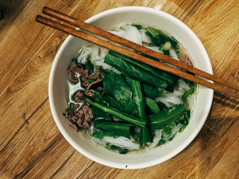 Das Nationalgericht Vietnams: Phở Bo.