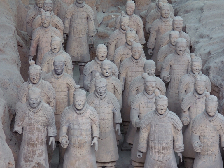 Die Terrakotta-Armee in Xi'an Terrakotta-Armee, Xi'an, China, Rundreise China, Familienreise China