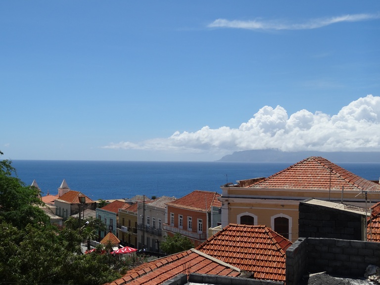 Blick auf São Filipe von der Oberstadt.