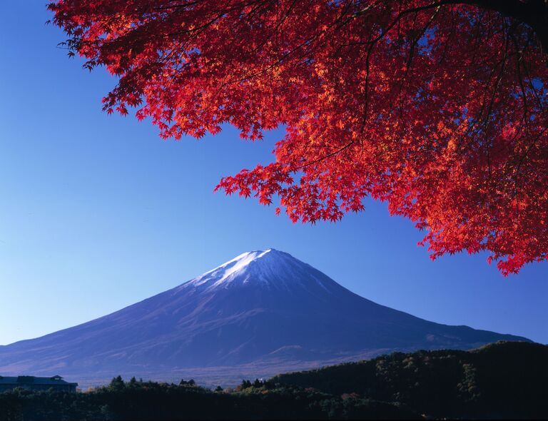 Japan, Fuji, Berg, Ausblick
