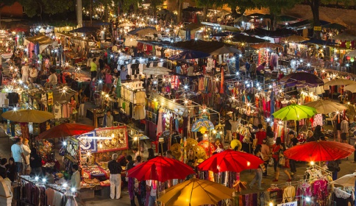 Chiang Mai Market, Nightmarket, Thailand