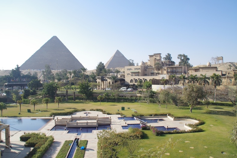 Kairo, Hotel, Pyramiden