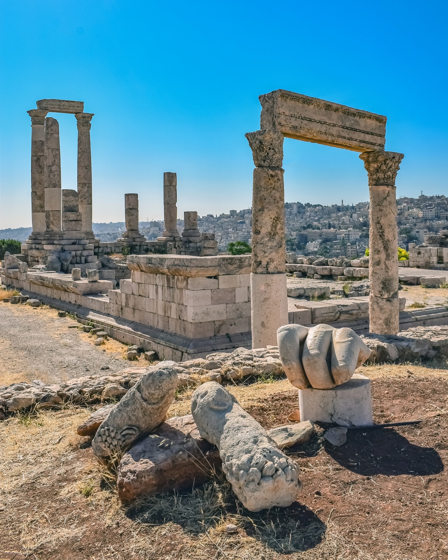 Jordanien_Amman_Temple of Hercules_pixabay_FOC_4336342_1920