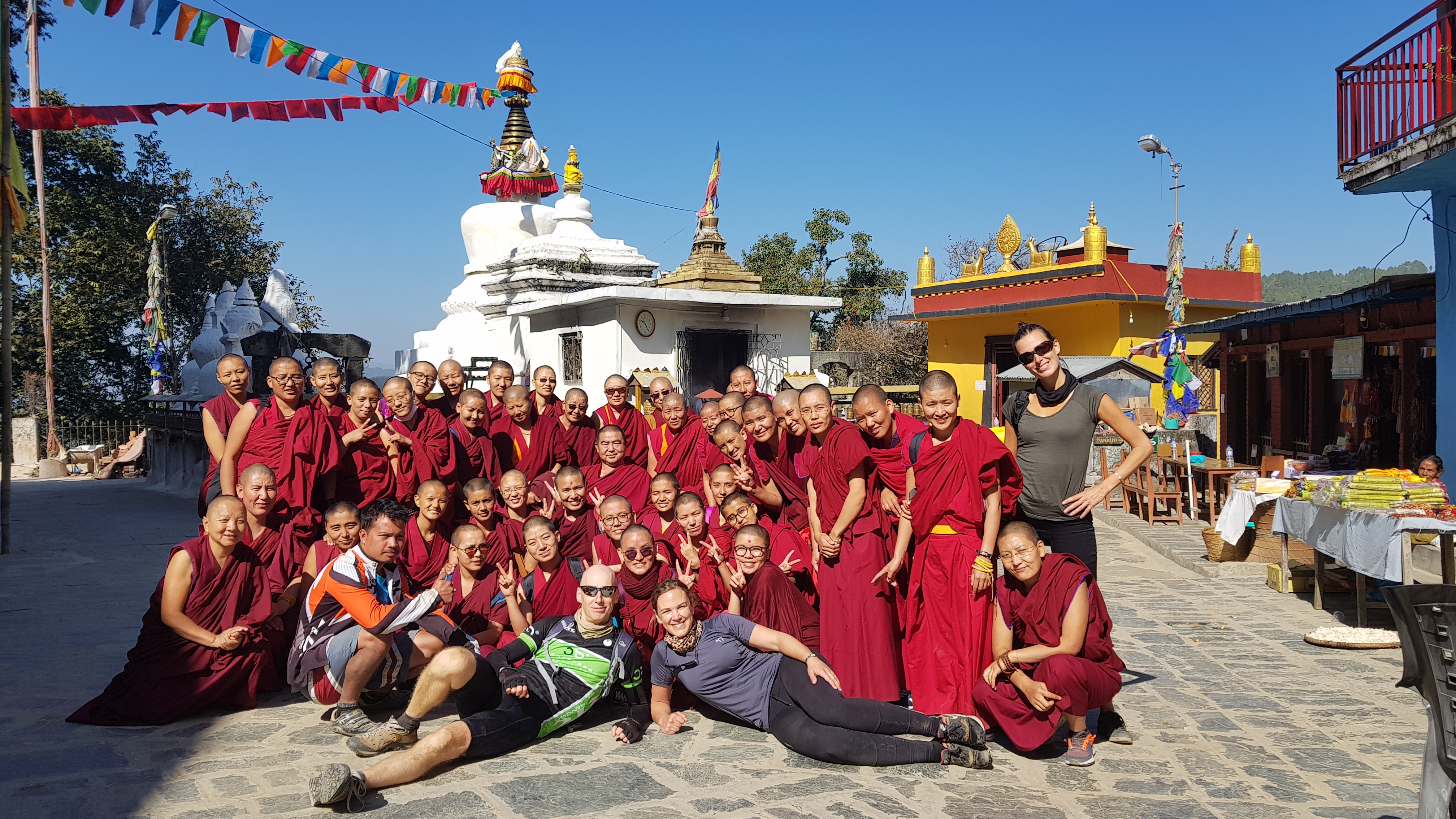 Djoser_Nepal_People posing with Monks_Djoser NL
